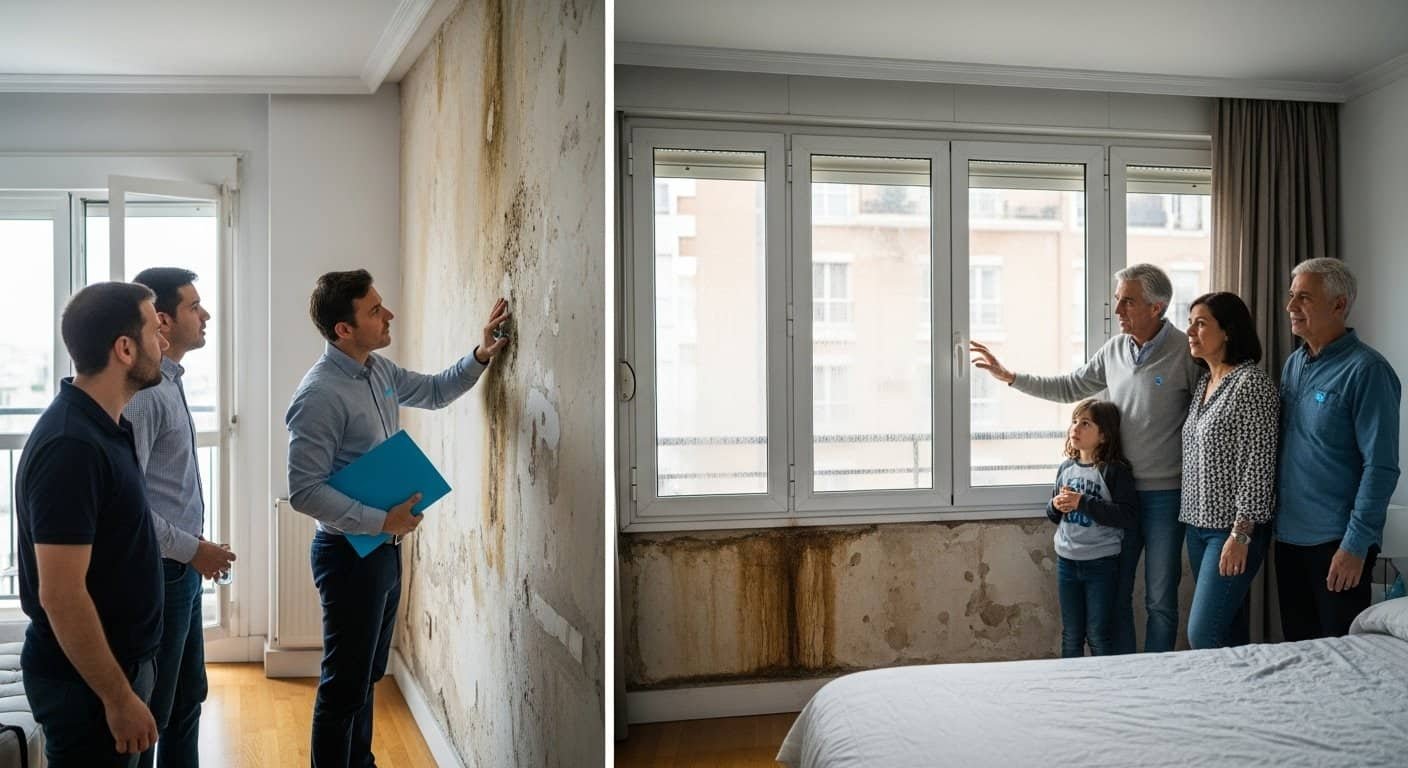 humedades en Madrid, vivienda, reparación