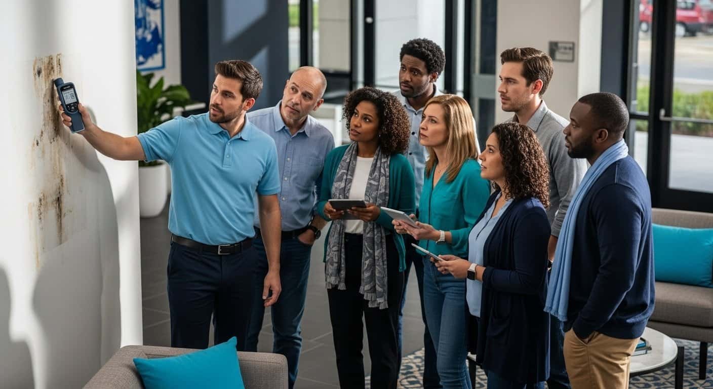humedades en comunidades, edificios, soluciones