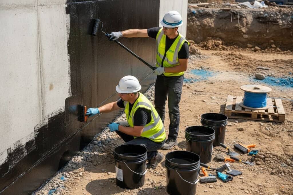 impermeabilización muros construcción