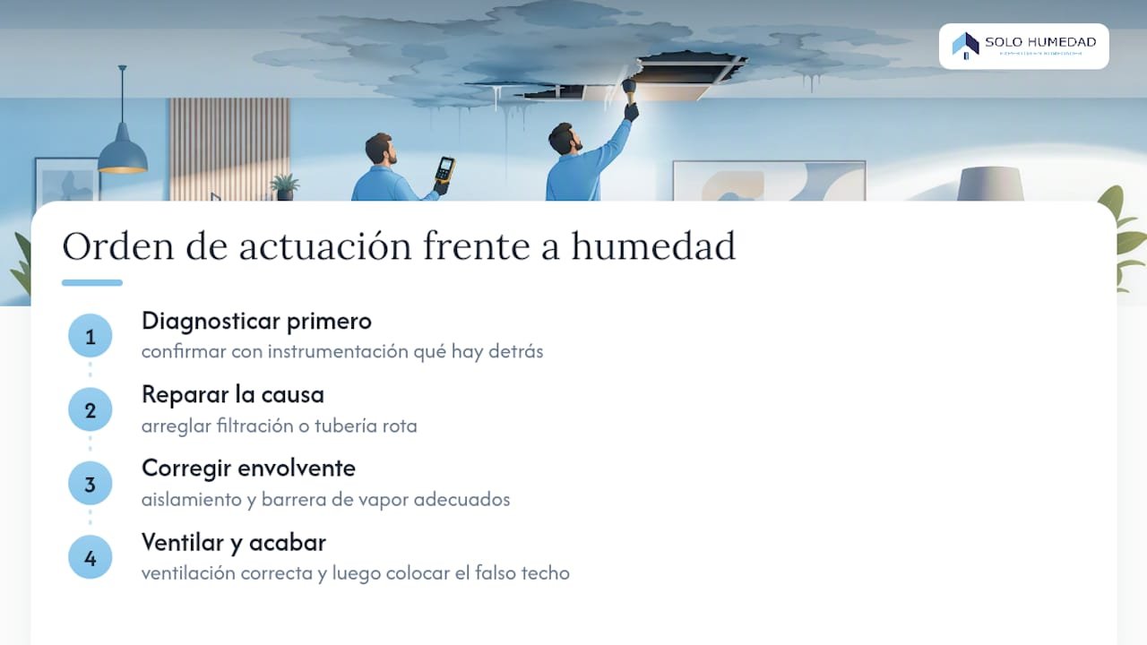 Lo que la mayoría de propietarios entiende mal sobre el falso techo — overview diagram