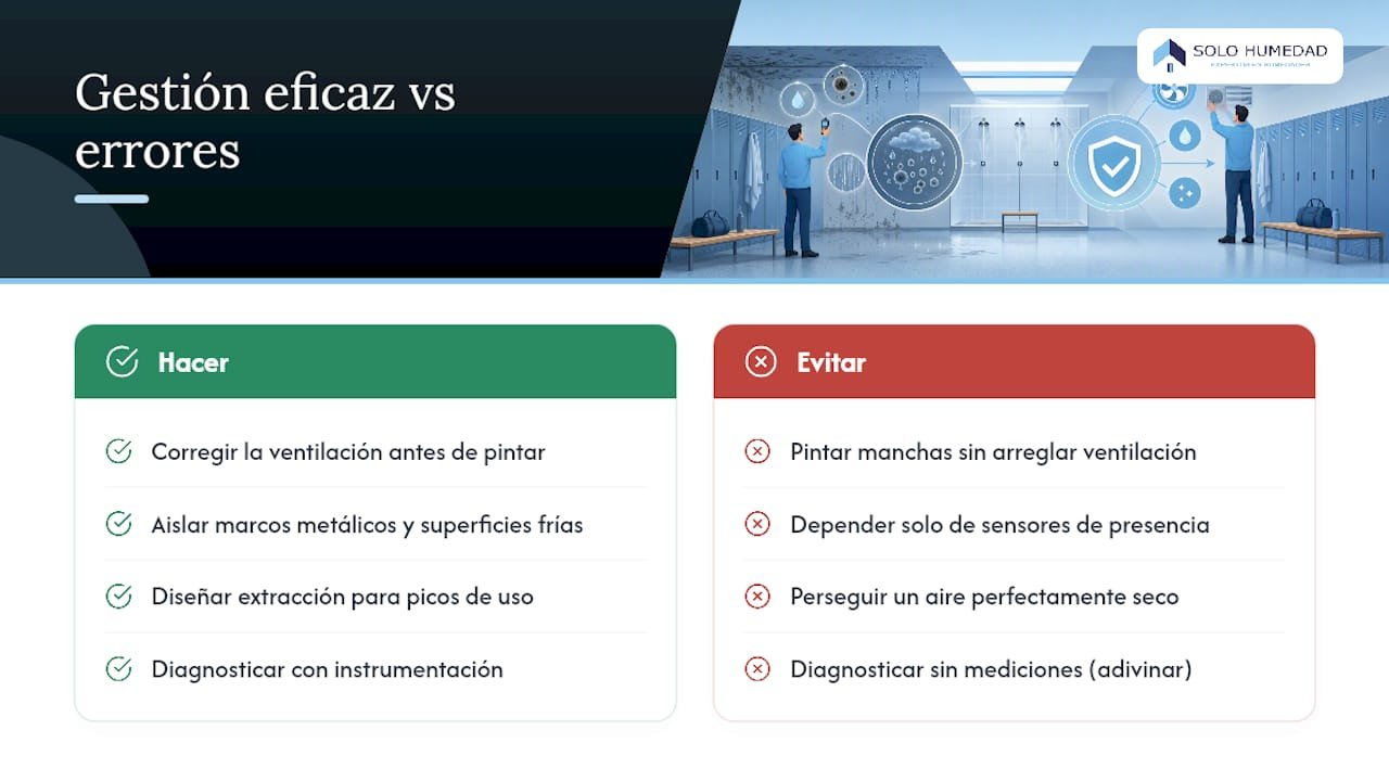 Lo que se aprende gestionando vestuarios con condensación recurrente — overview diagram