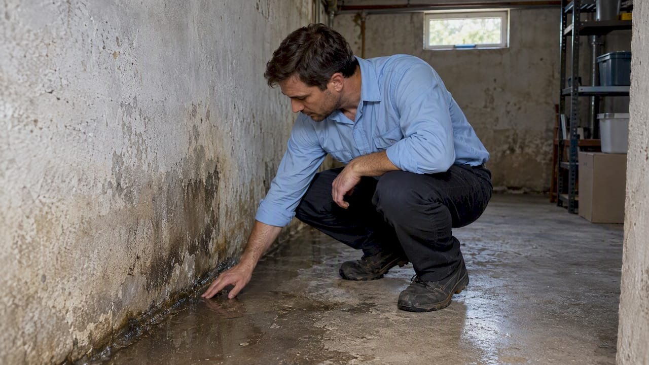 Técnico detecta filtración en sótano de Madrid